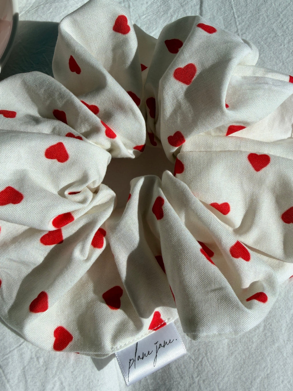 Red Hearts XL Scrunchie